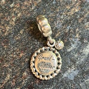 Silver Grandmother Dangle Pandora Charm jewelry
